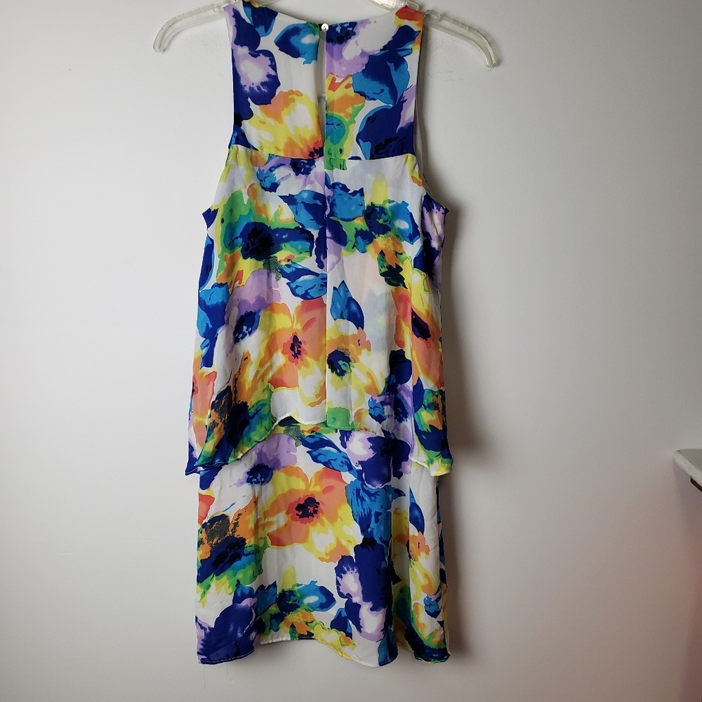 Philosophy Floral Tiered Dress Size 4 - Picture 2 of 8